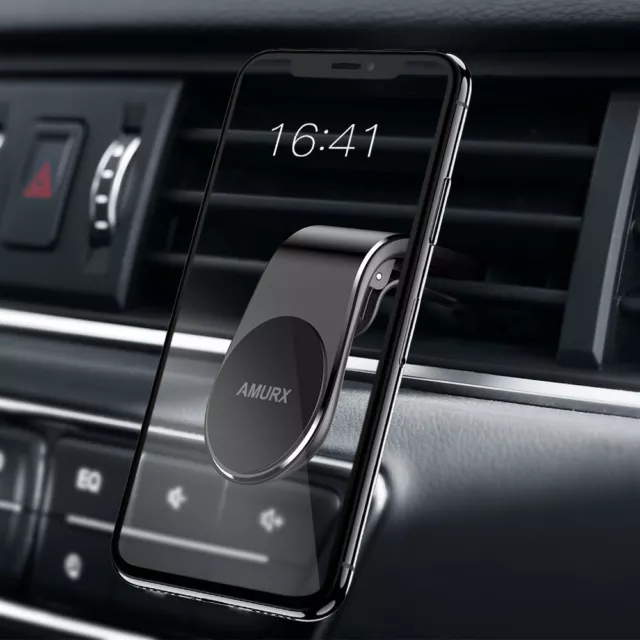 Amurx M5 Magnetic Universal Car Phone Holder Air Vent Stand Mount Holder Black