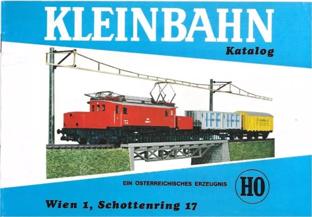 Kleinbahn 1971 catalogue 36 pages OBB 1020 Co-Co electric Red Arrow Roter Pfeil