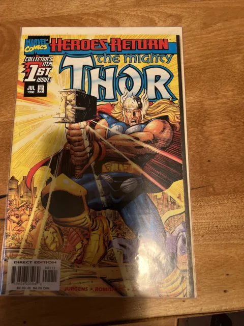 Thor # 1 Near Mint 2Nd Series Marvel Comics 1998