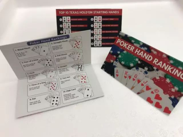 25~POKER HAND RANKING +TOP TEXAS HOLD EM STARTING HANDS POCKET CARDS~how to play