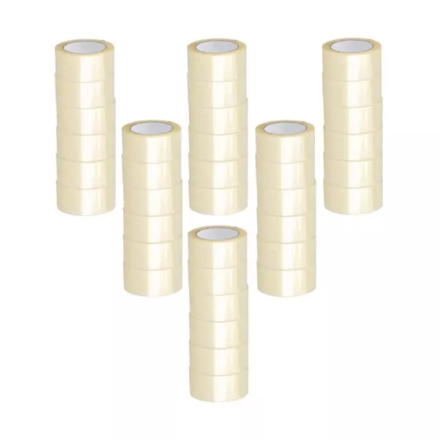 72 Rolls Carton Box Sealing Packing Tape Clear 2.3 Mil 2" x 110 Yards