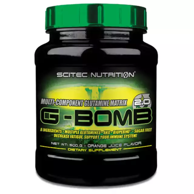 (35,80 EUR/kg) MHD 02/2024 Scitec Nutrition G-Bomb 2,0 - 500g succo d'arancia