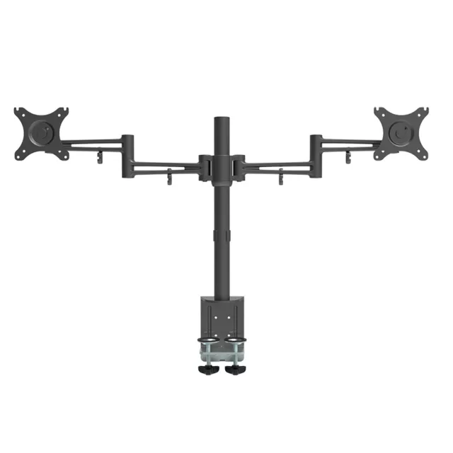 ThingyClub Heavy duty Full Motion Dual Computer Monitor Arm Desktop Mount Stand 2