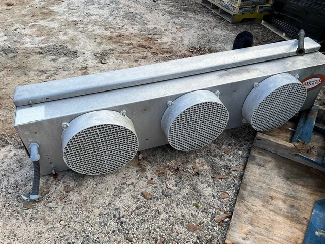 Commercial 3 Fan Evaporator Grocery Walkin Unit Cooler 115v No Data Plate