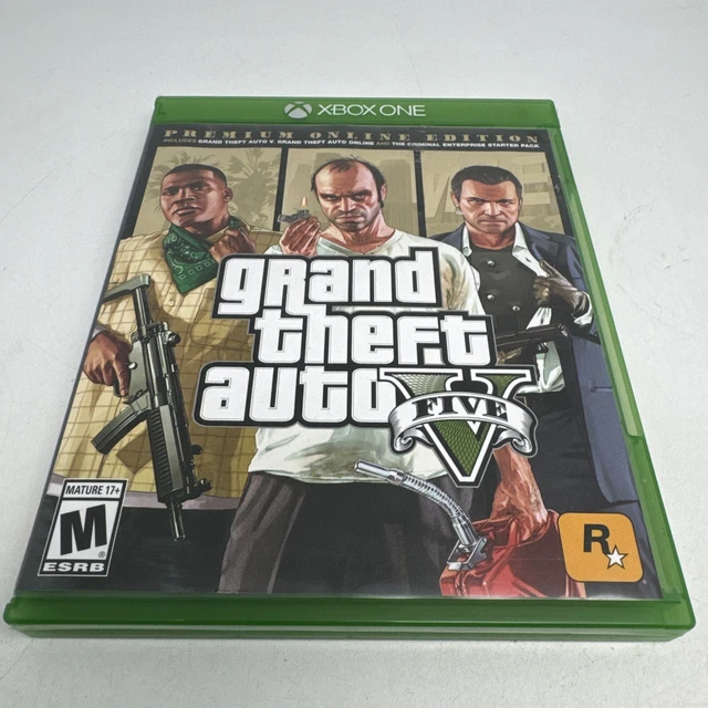 GRAND THEFT AUTO V Premium Edition (Microsoft Xbox One, 2022) D