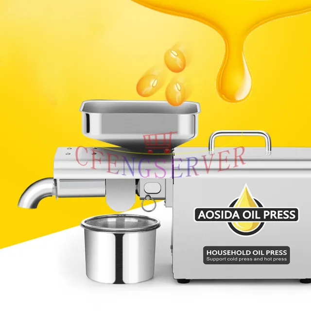 2000Nm 304 Automatic Hot Cold Oil Expeller Olive Kernel Oil Press machine