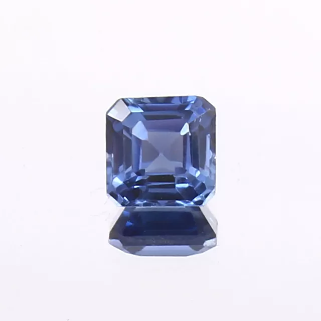 AAA Natural Pastel Blue Montana Sapphire Loose Asscher Cut Gemstone 5-MM 1.00 Ct