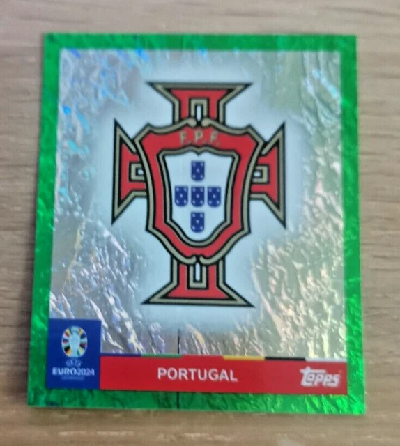 TOPPS EURO 2024, Germany POR1, emblem of Portugal, green 5.43