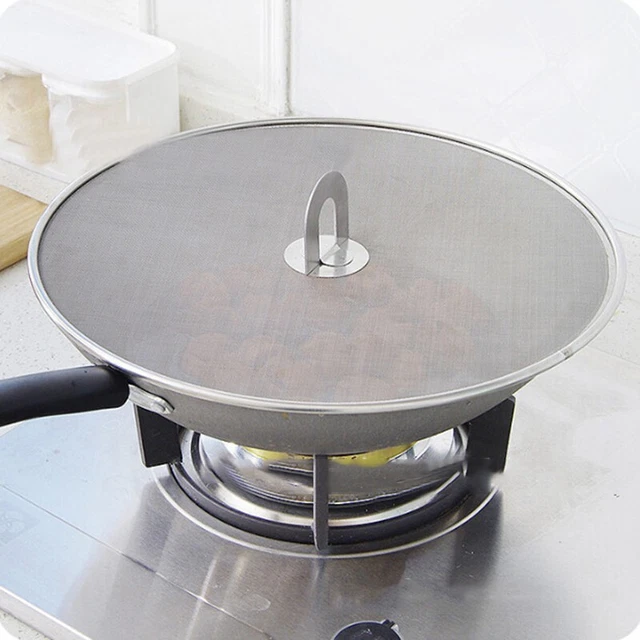 Protezione antispruzzo padella in acciaio inox protezione dal grasso anti-grasso