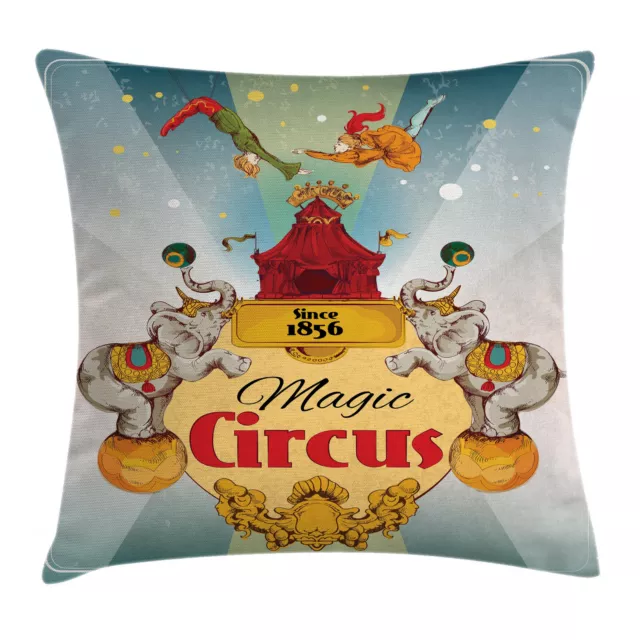 Cirque Housse de Coussin Tente vintage de cirque