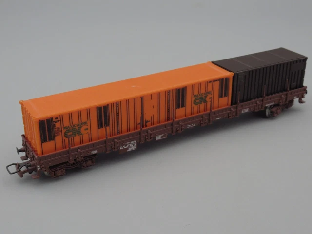 WAGON PLAT À ranchers et à bogies de la SNCF - JOUEF EUR 25,50 - FR