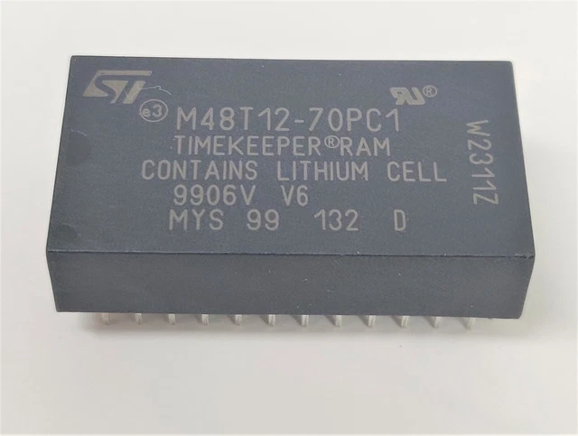 1 piece M48T12-70PC1 | TIMEKEEPER SRAM | 70ns | 16 Kbit (2 Kb x 8) | PCDIP24