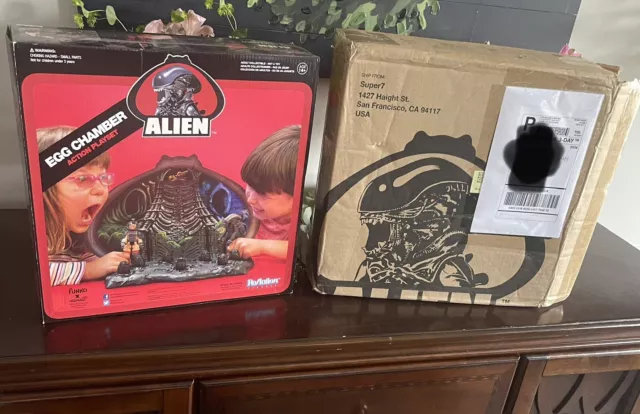 Super7 ReAction 2014 Alien Egg Chamber Action Figure Playset MIB