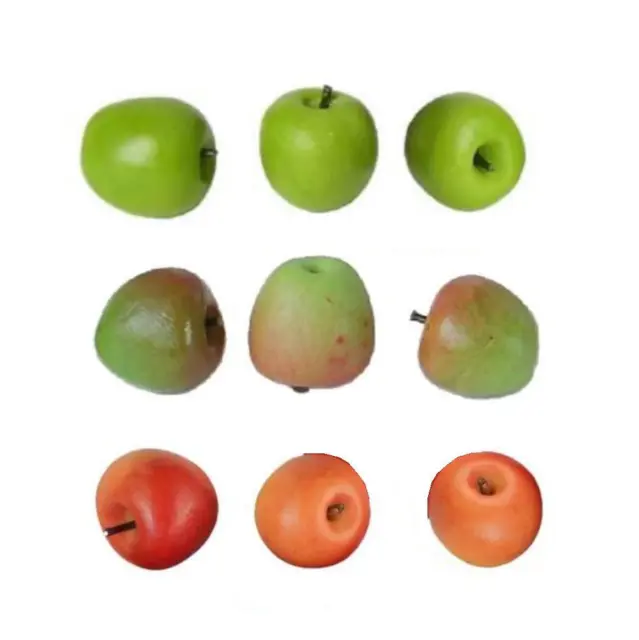 Miniatur Obst Äpfel 1 cm, Deko Lebensmittel Markt Deko, Wichtel
