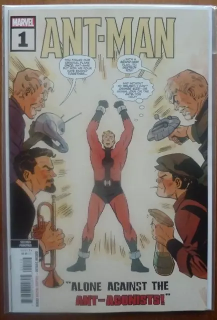 Ant-Man #1 Reilly Variant..al Ewing..marvel 2022 2Nd Print..vfn+