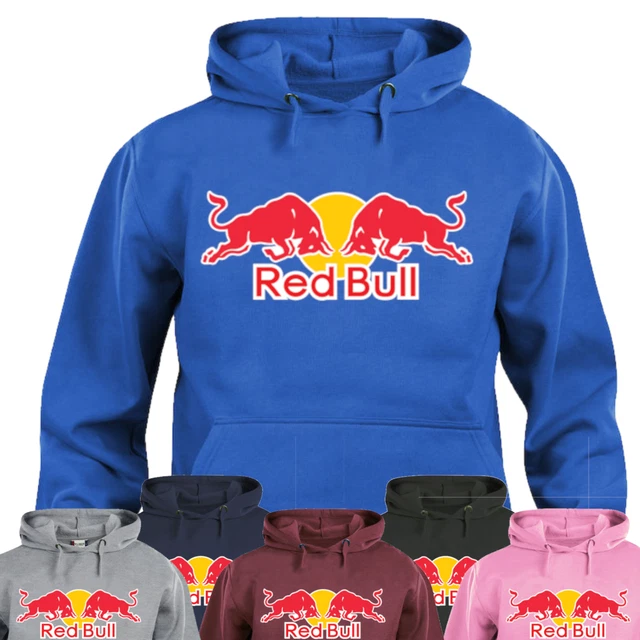 Felpa con cappuccio personalizzata Maglia manica lunga Red Bull