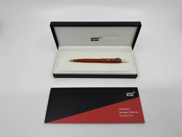 Montblanc HERITAGE COLLECTION Rouge & Noir Special Edition Coral Ballpoint Pen