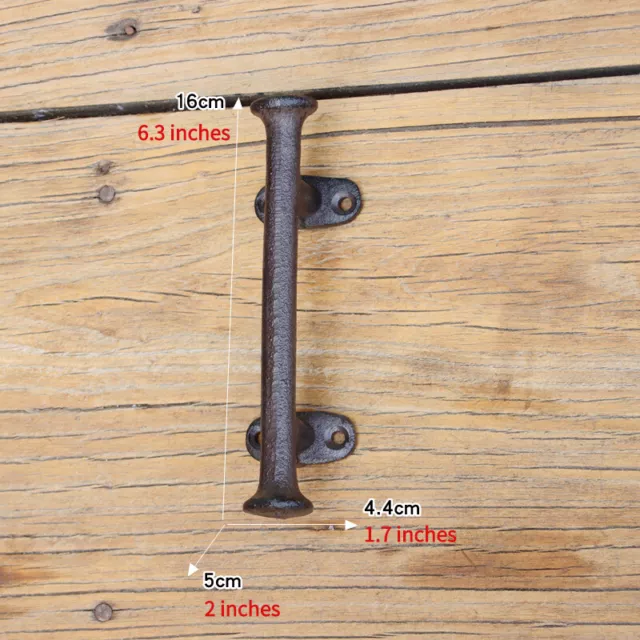 Vintage Cast Iron Gate Barn Shed Door Handle Antique Cupboard Garden Decor