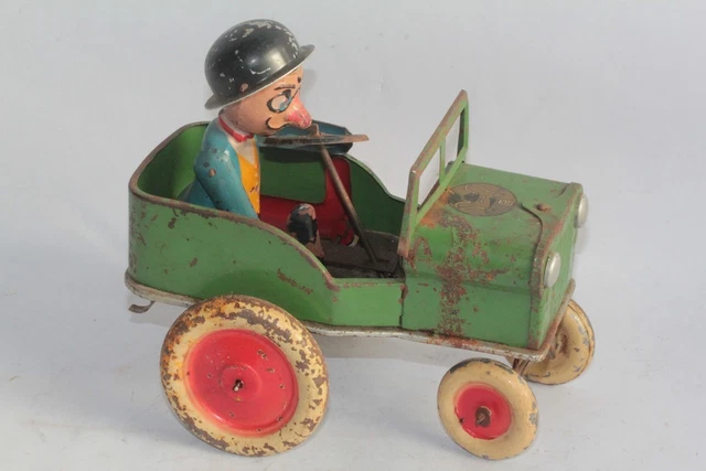 JOUET ANCIEN AUTRUCHE MECANIQUE JOUETS CREATION ANNEES 40