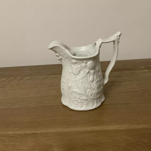 Rare Parian Ware Jug Small Wine Grapes Portmeirion British Heritage Collection