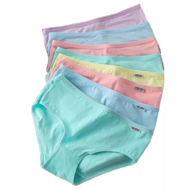 Panties Woman Ladies Briefs Cotton  Comfort Fit Underwear Underpants 7 Pack