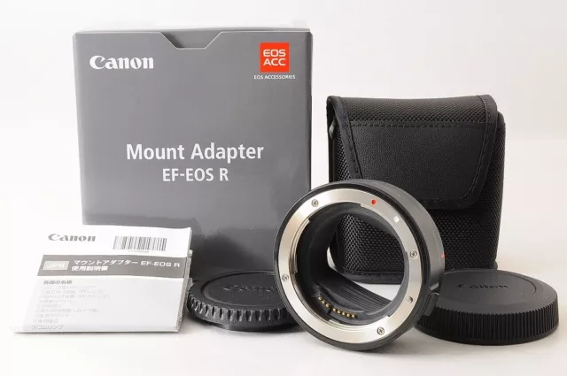 【ALMOST UNUSED TOP MINT+】CANON EF-EOS R Mount Adapter IN BOX Case From JAPAN