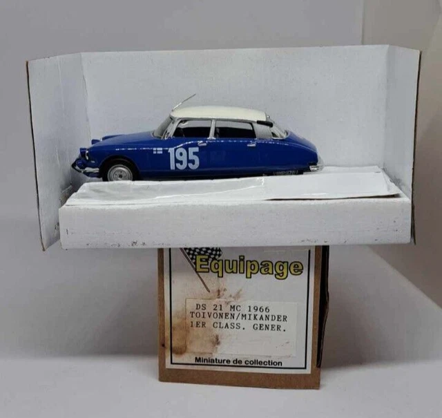 Voiture 1/43 Citroën ID 21 break Europe 1 de 1967 - Modélisme