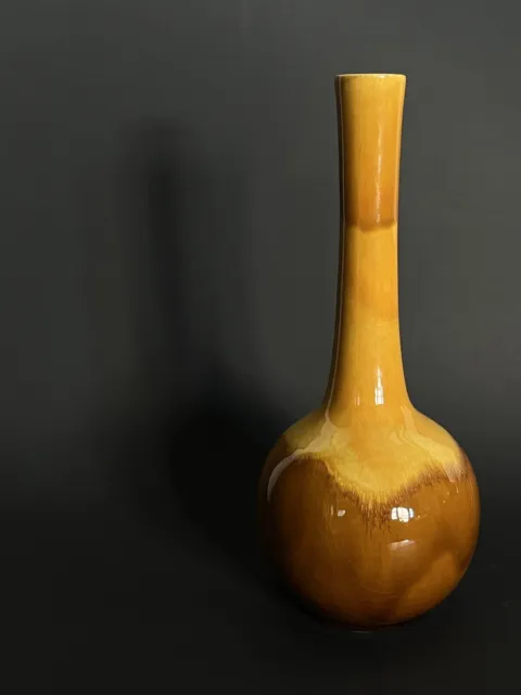 10” Royal Haeger Pottery Vase Merigold Yellow - MCM Weed Pot Vase