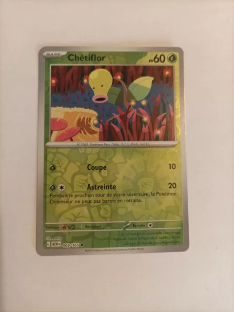 Pokemon Card Chetiflor 069/165 Reverse 151 Scarlet & Purple