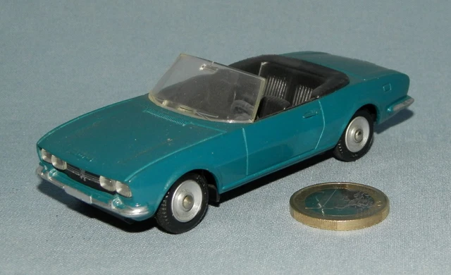 Dinky Toys France 1/43 réf 1423 : Peugeot 504 Cabriolet + boîte originale 2