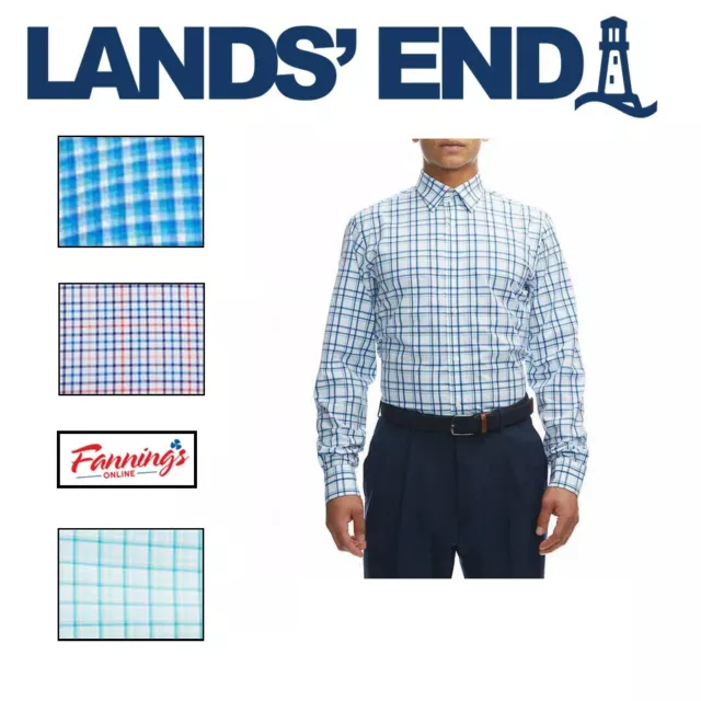 Lands’ End Men’s Performance Dress Shirt | I51