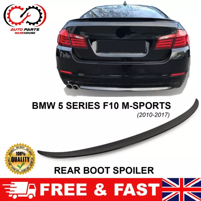 BMW 5 Series F10 Boot Lip Spoiler 4D Saloon 2010-2016 M5 Type aftermarket