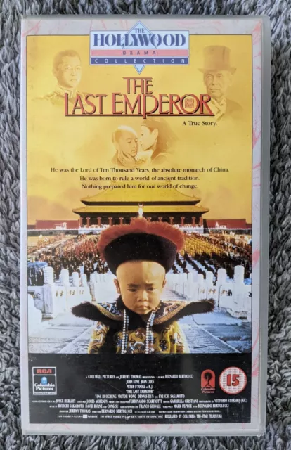 THE LAST EMPEROR VHS Film | 1987 Bertolucci £8.00 - PicClick UK