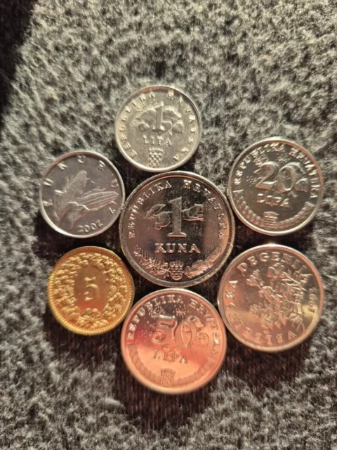 Kroatien - Versch. Münzen Lipa - Kuna
