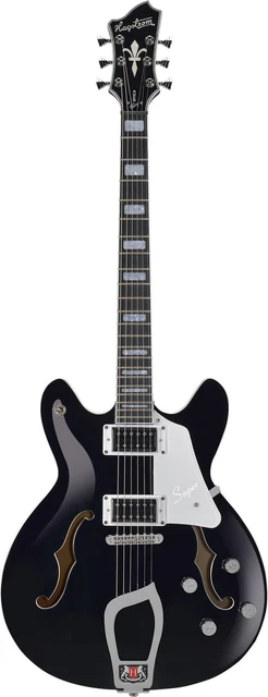 Hagstrom Super Viking Black Gloss