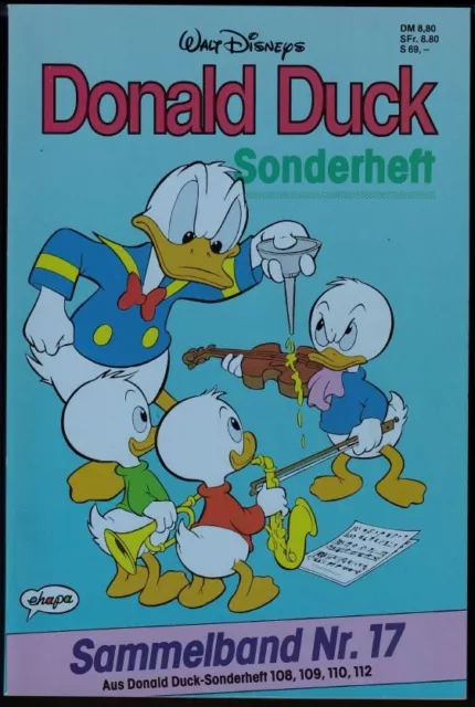 Donald Duck Sonderheft Sammelband 17 mit Nr. 108, 109, 110, 112, TOP Zustand