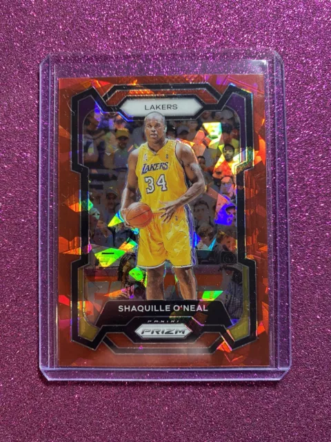 2024 Panini-Prizm Nba-Red Cracked Ice-Shaquille O‘neal