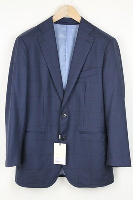 Blazer Suitsupply Napoli SB Int Blazer Homme UK 44S Laine Simple Boutonnière à Motifs 