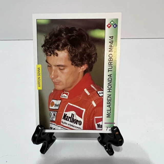 AYRTON SENNA 'THE Magic Senna' PMC Card #72 - McLaren Honda Turbo Mp4/4 ...