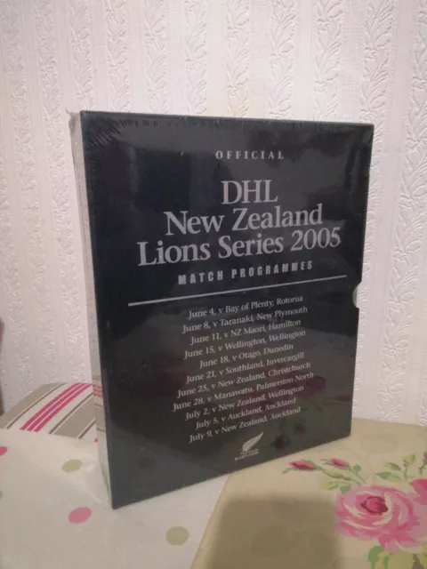 British & Irish Lions Rugby New Zealand Tour 2005 Box Set ,11 Programmes