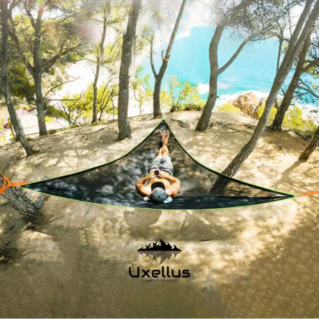 Hängematte Uxellus 280cm XL / 400cm XXL Camping🏕 Outdoor Mehrpersonen Luftmatte