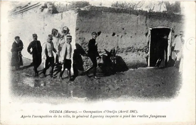 CPA AK OUDJA After the occupation of the city MOROCCO (689402)
