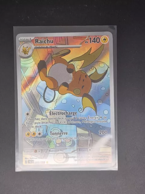 Carte Pokemon Raichu 211/193 Evolutions A Paldea