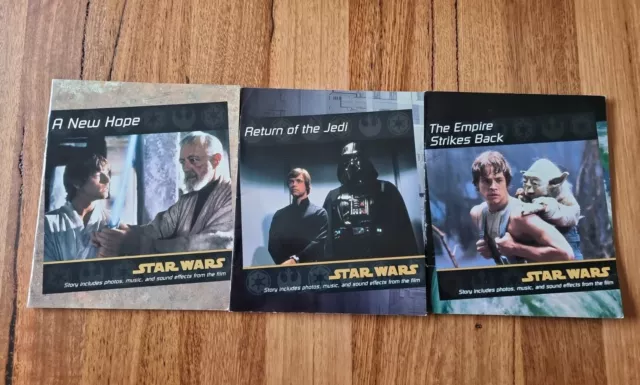 Vintage STAR WARS Disney New Hope Empire Strikes Back Return Of The Jedi Books