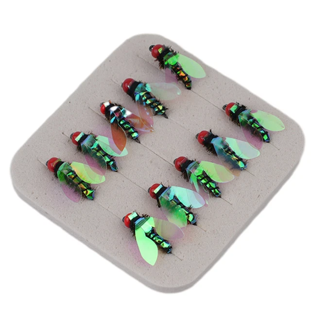 20 Leurre De Pêche Naturel Insecte 45mm - Pour Bar, Carpe, Truite