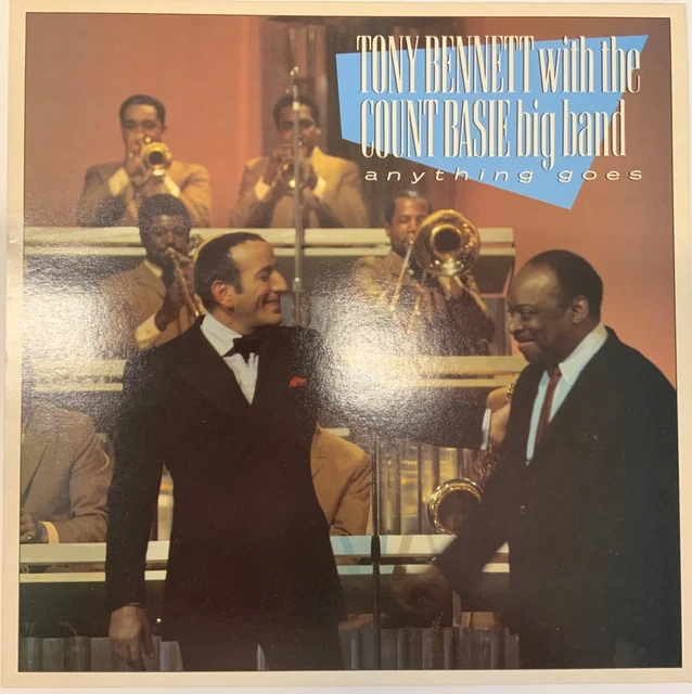 Tony Bennett Count Basie - Anything Goes Lp UK Bulldog Jazz 1985 NM