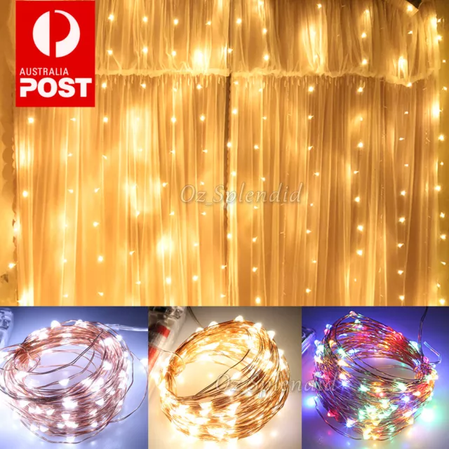 20-100 Battery Powered String Fairy Lights Waterproof LED Copper Wire Xmas Party