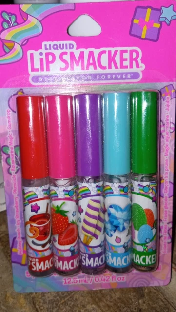 Lip Smacker Original & Best Holiday Liquid Lip Party Pack Holiday Punch, Icy Str