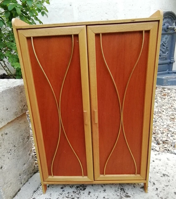 Mobilier Miniature Vintage Années 60 Pour Maison De Poupée - Bois Et Plastique, Occasion
