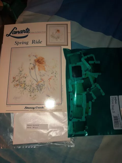 Lanarte - Spring Ride - Cross Stitch Kit - Stoney Creek Collection -